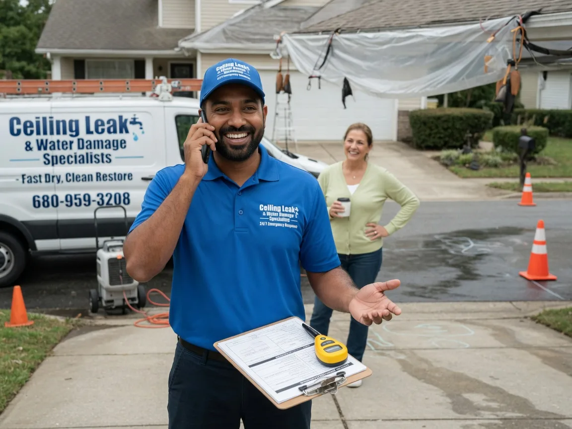Ceiling Leak Cleanup Abbott, TX FAQs